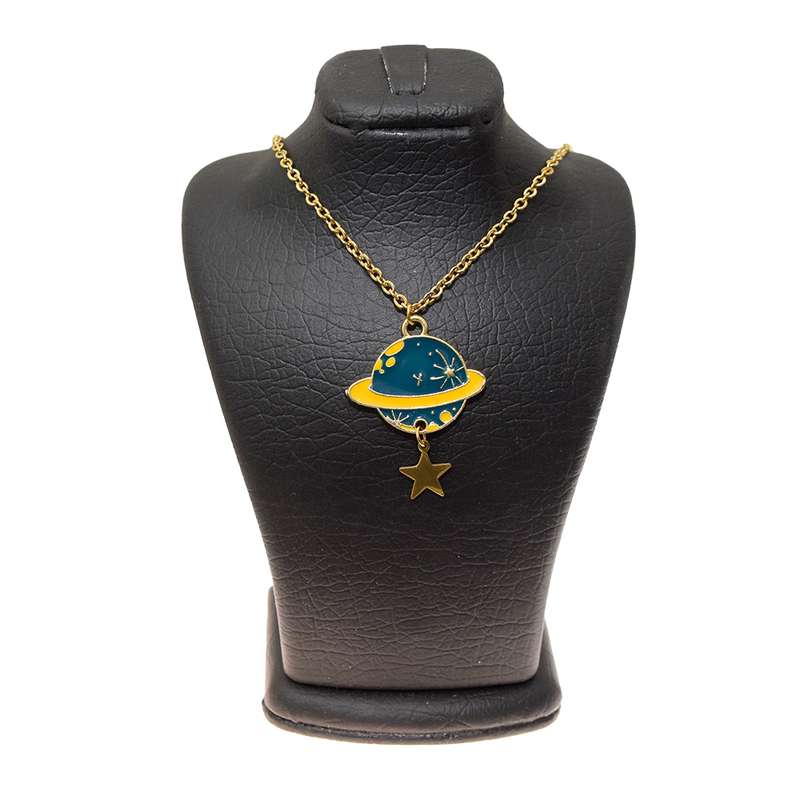 گردنبند دخترانه دلنار گالری مدل سیاره و ستاره گردنبند دخترانه دلنار گالری مدل سیاره و ستاره