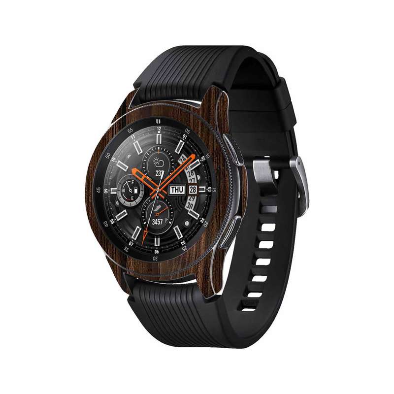 برچسب ماهوت طرح Dark-Walnut-Wood مناسب برای ساعت هوشمند سامسونگ Galaxy Watch 46mm
