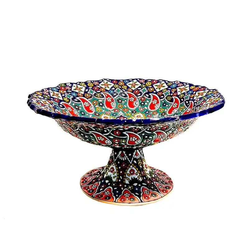 میوه خوری میناکاری سفالی کد 30