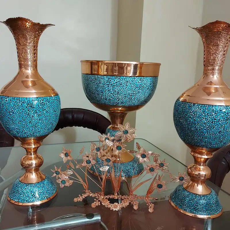 گل فیروزه کوبی کد 2014
