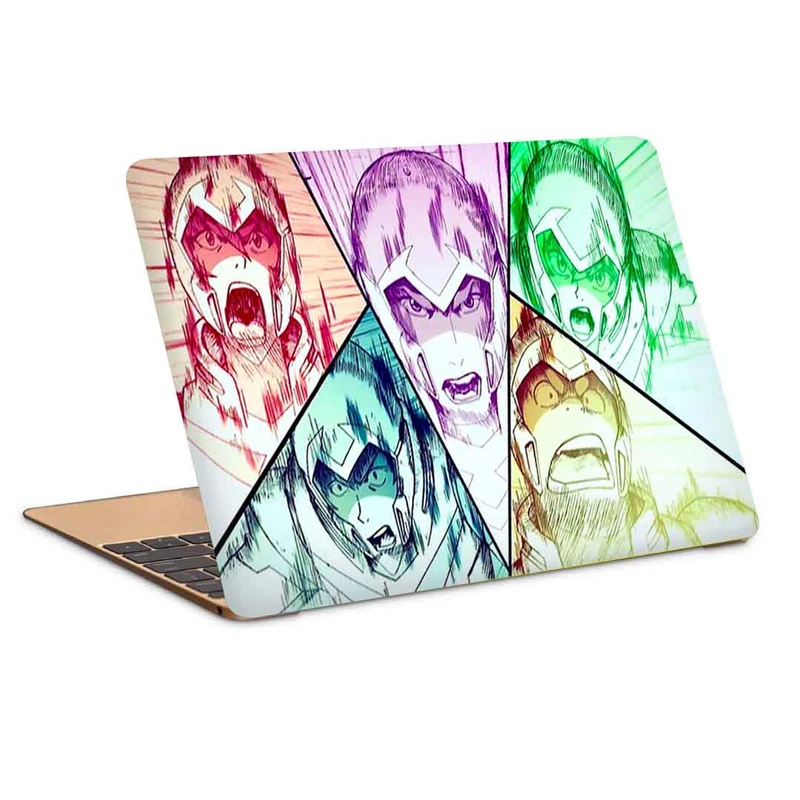 استیکر لپ تاپ طرح voltron legendary defender 2کد c-964مناسب برای لپ تاپ 15.6 اینچ