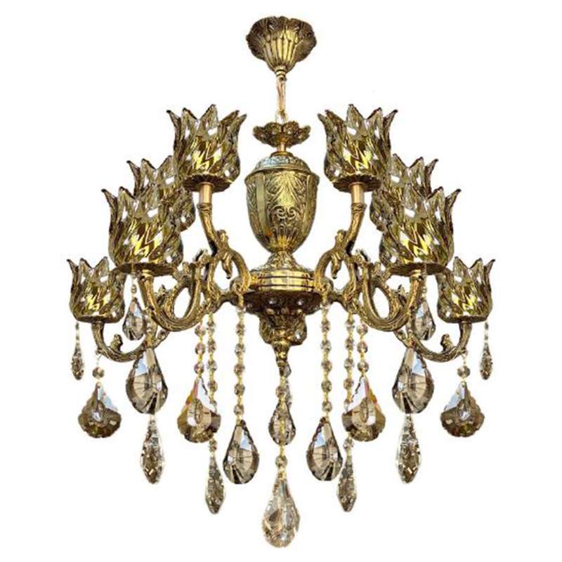 لوستر 10 شعله چشمه نور کد C2544/5