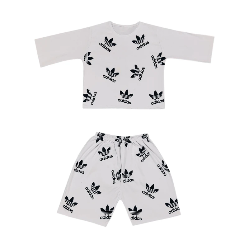 ست تی شرت و شلوارک زنانه مدل  a d 1