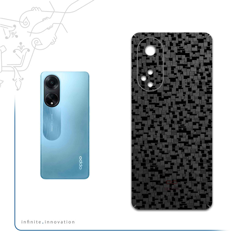 برچسب پوششی ماهوت مدل Black-Silicon مناسب برای گوشی موبایل اپو A98