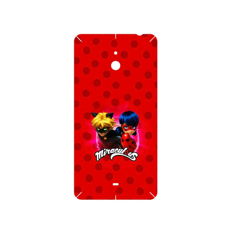 برچسب پوششی ماهوت مدل Ladybug and Cat Noir مناسب برای گوشی موبایل نوکیا Lumia 1320