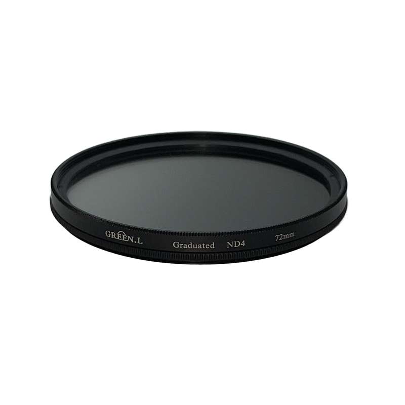 فیلتر لنز گرین ال مدل GRADUAL ND4 -72MM