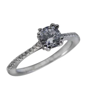 انگشتر نقره زنانه کد 2712