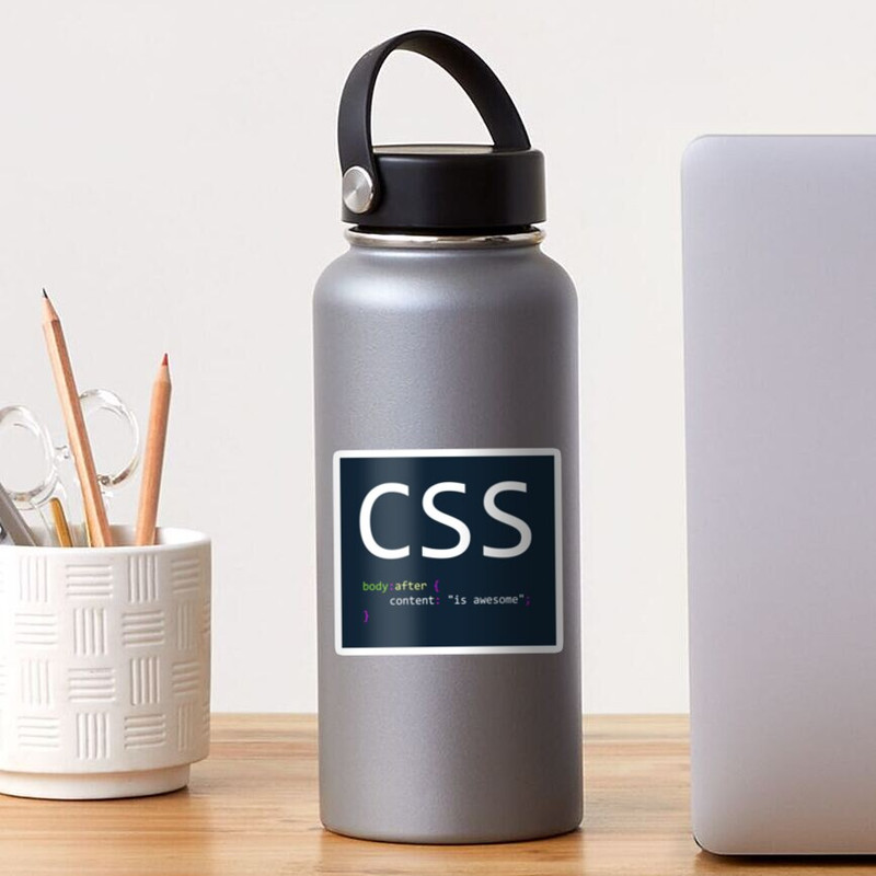 قیمت و خرید استیکر لپ تاپ مدل CSS is awesome - Computer Programming