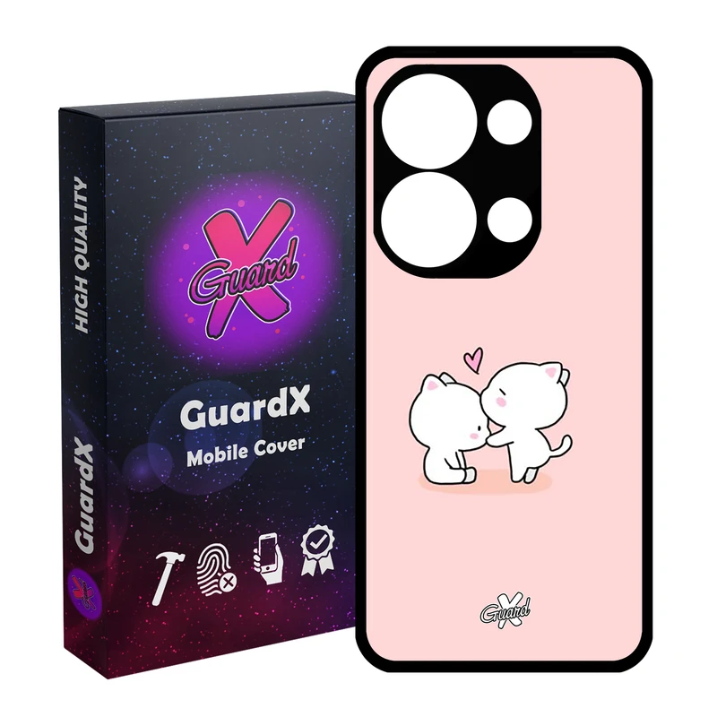 کاور گارد ایکس طرح عشق مدل Glass10373 مناسب برای گوشی موبایل شیائومی Redmi Note 13 Pro 4G / Poco M6 Pro 4G