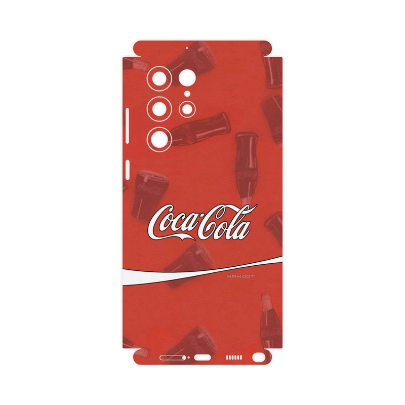 برچسب پوششی ماهوت مدل Coca-Cola-Logo-FullSkin مناسب برای گوشی موبایل سامسونگ Galaxy S22 Ultra 5G