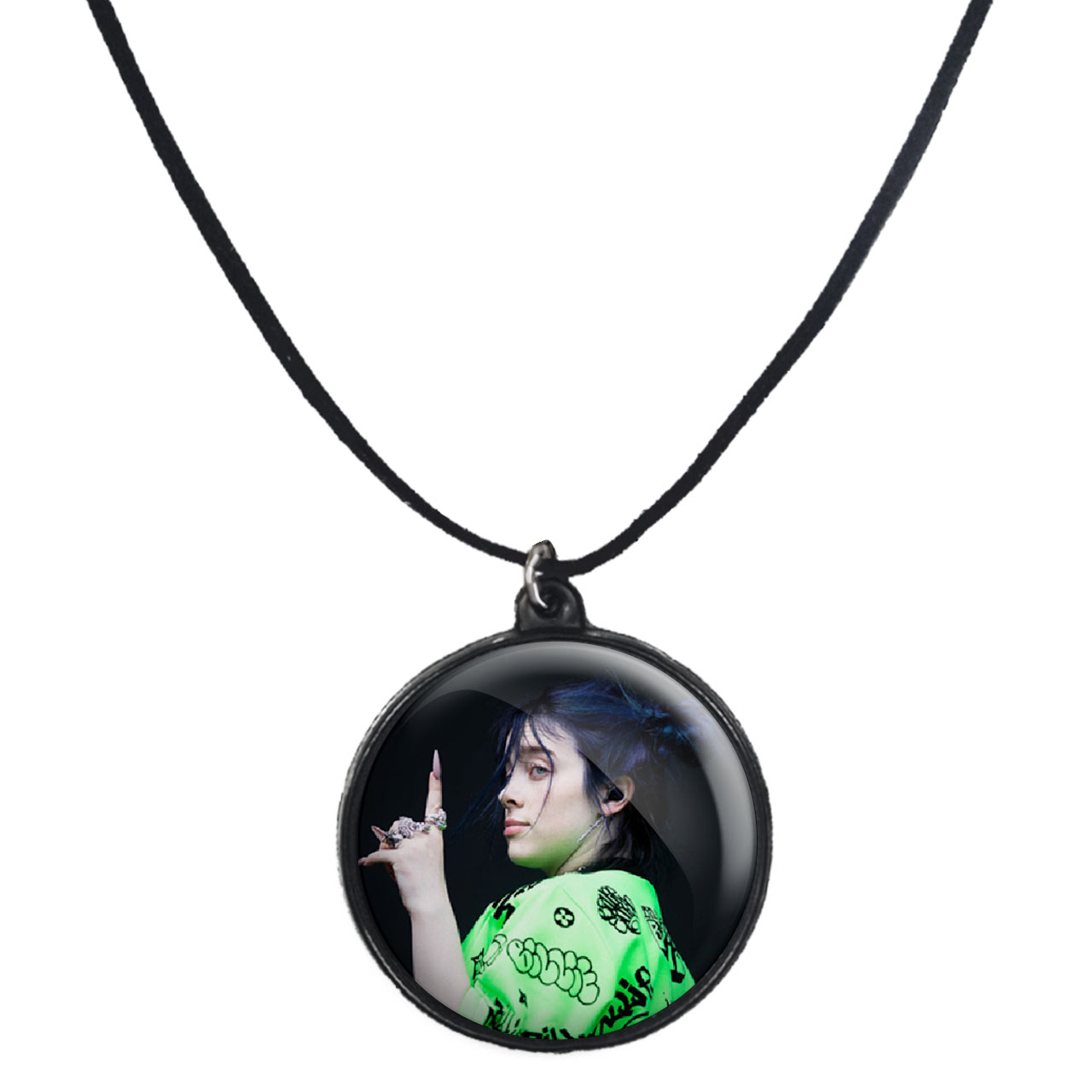 گردنبند پرمانه طرح بیلی آیلیش کد pmb.20034 مدل دو طرفه