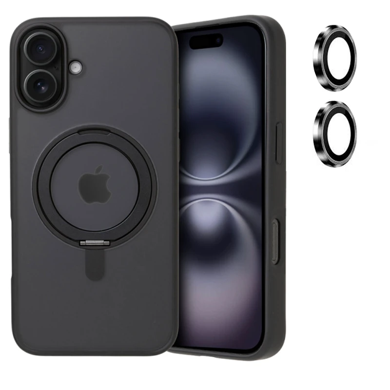 کاور موفی مدل Magsafe_16 مناسب برای گوشی موبایل اپل iPhone 16 به همراه محافظ لنز دوربین