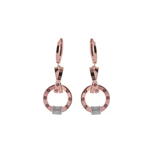 گوشواره طلا 18 عیار زنانه مدل 14714