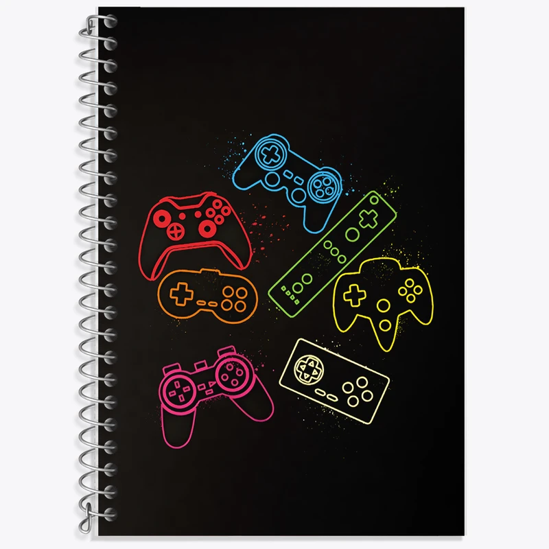 دفتر نت موسیقی 50 برگ خندالو طرح گیم (Game) کد F7013