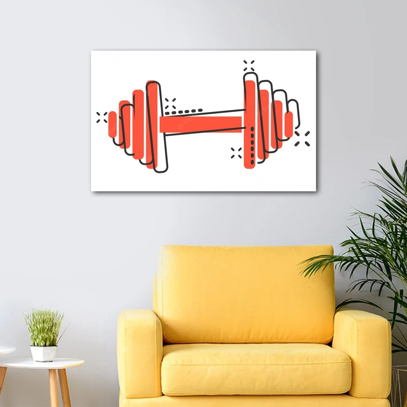 تابلو شاسی عرش مدل ورزشی فیتنس دمبل کد As1623