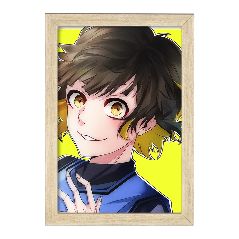 تابلو خندالو مدل مگورو انیمه بلو لاک Blue Lock کد 24412