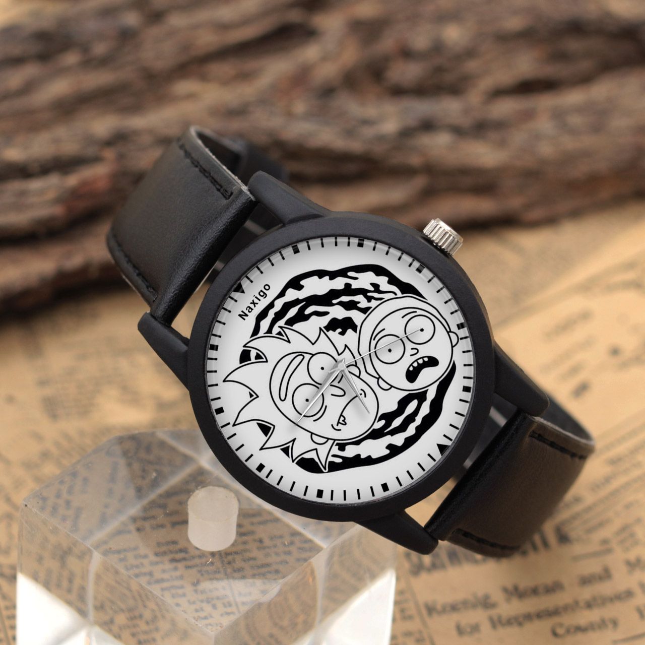 ساعت مچی عقربه ای ناکسیگو طرح Rick and Morty کد LF4241 -  - 4