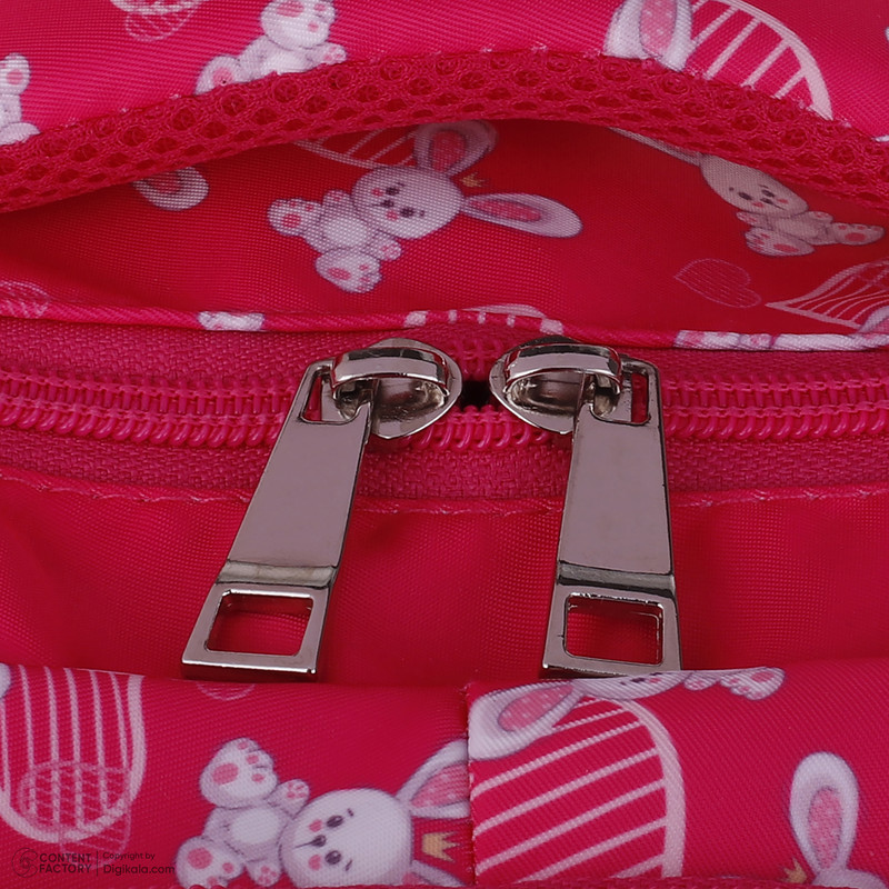 کوله پشتی طرح قلب مدل خرگوش به همراه جامدادی