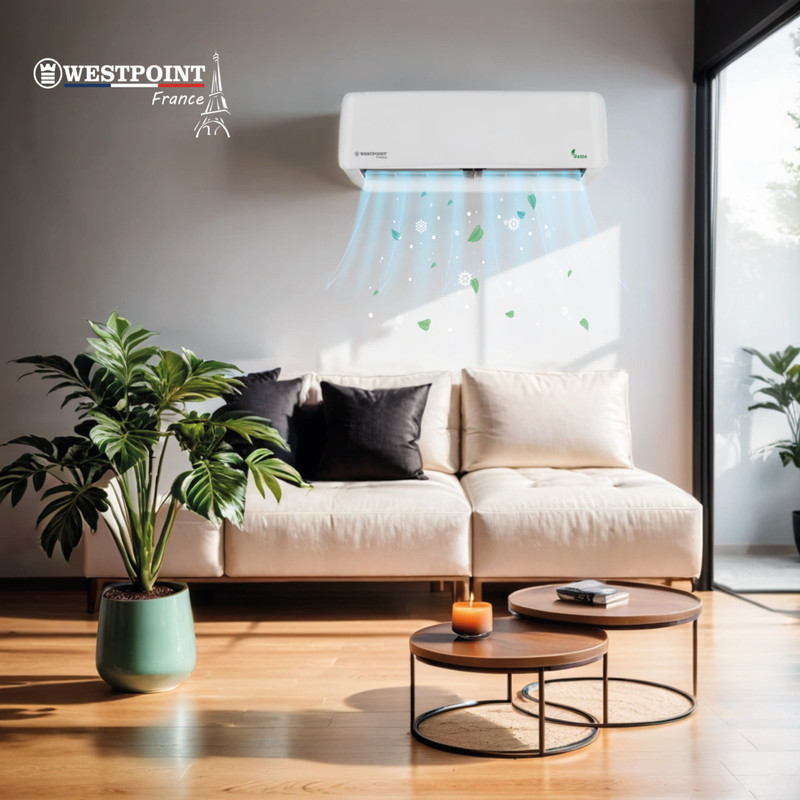 اسپلیت کولر گازی 18 هزار  وست پوینت مدل WSM-18177.LHE