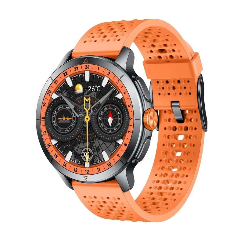 ساعت هوشمند 44 میلی متری گلوریمی مدل SHF SMART GX RACE با بند سیلیکونی
