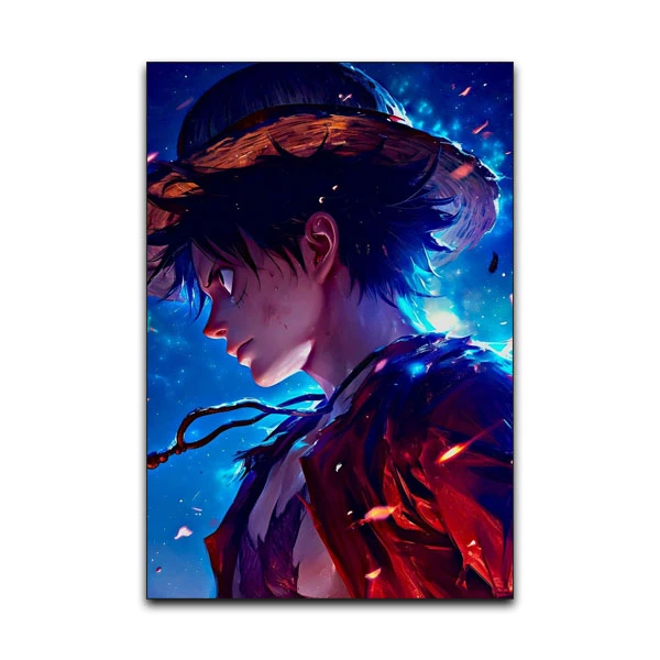 تابلو شاسی گوفی مدل لوفی انیمه وان پیس طرح One Piece Luffy کد BR36