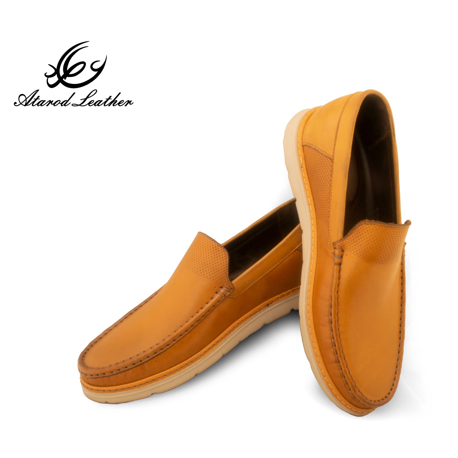 کفش کالج مردانه چرم عطارد مدل چرم طبیعی کد SH297 -  - 6