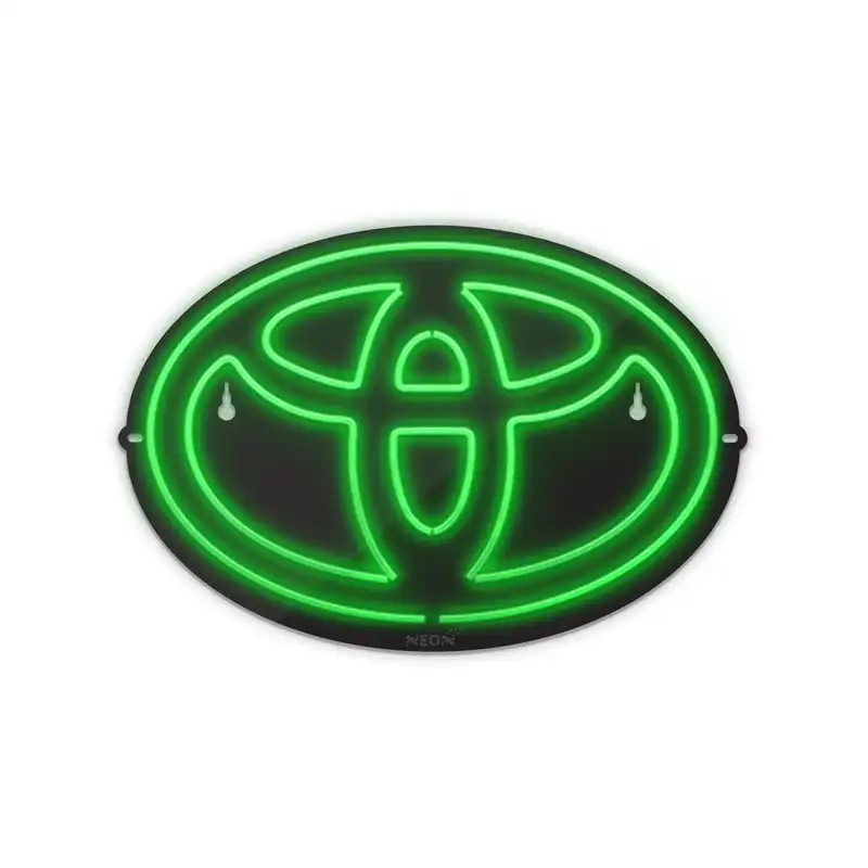 چراغ دیواری نئون دیزاین طرح Toyota-Logo-BL_GR