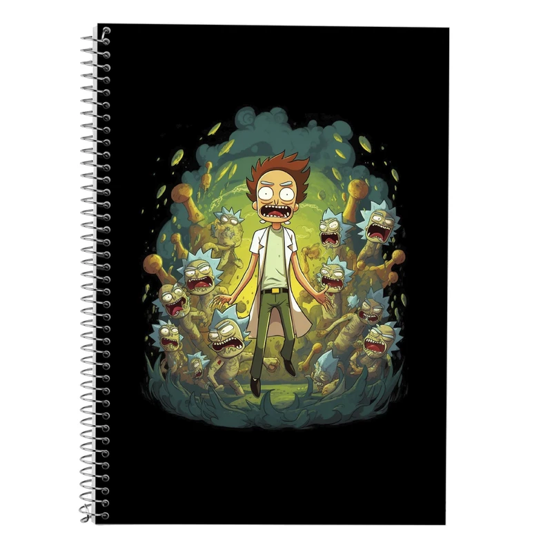 دفتر لغت 50 برگ مدوپد طرح ریک اند مورتی rick&morty کد DF10857