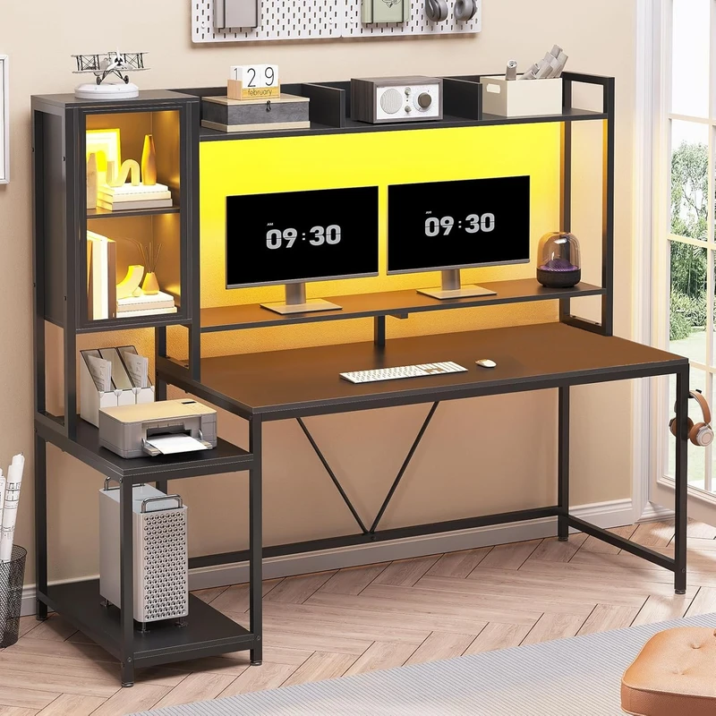 میز کامپیوتر مورچوب مدل گیمینگ mor-12079 سایز 150*60