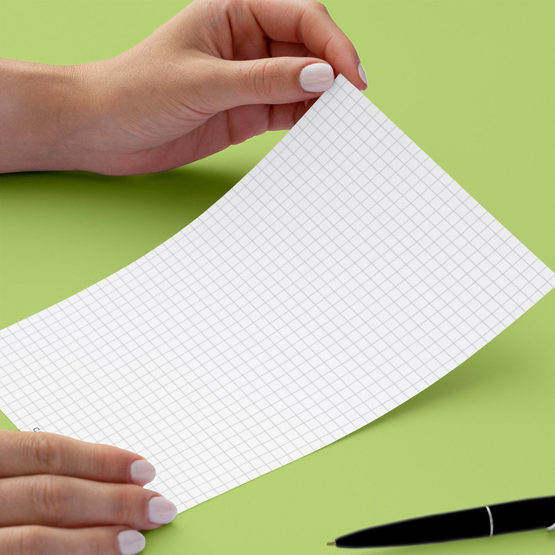 كاغذ شطرنجي A4 کارنیکا طرح graph بسته 50 عددي