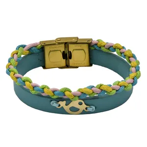 دستبند طلا 18 عیار زنانه الن نار مدل جوجه LN4692915