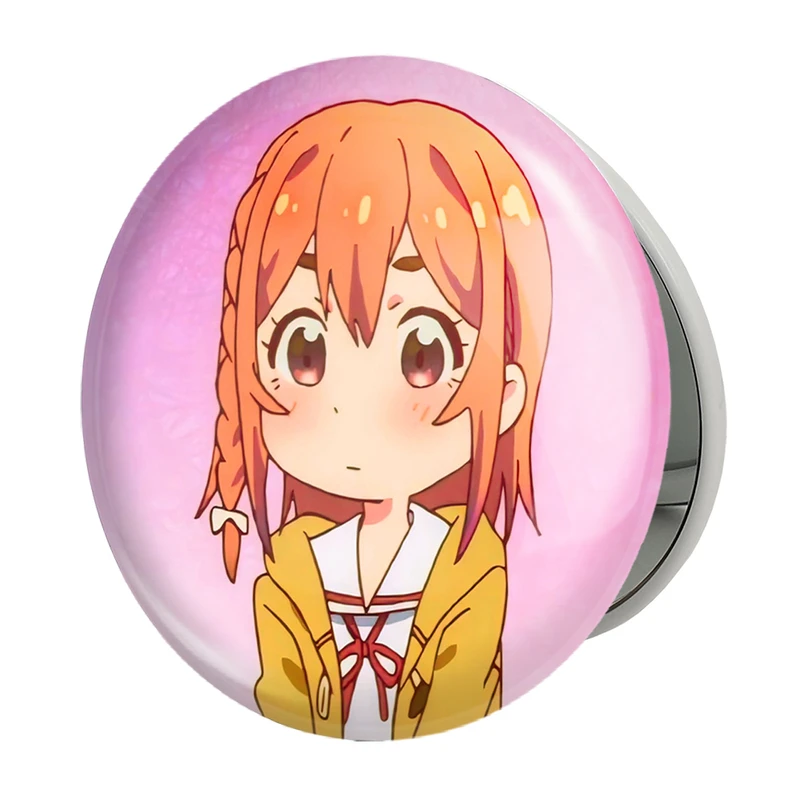 آینه جیبی خندالو طرح ساکوراساوا انیمه کانوجواوکاری مدل تاشو کد 18253 