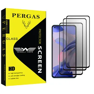 Waily Nice Pergas Glass Ceramics Screen Protector For Xiaomi 11 Lite 5G NE 2109119DG Pack Of 3
