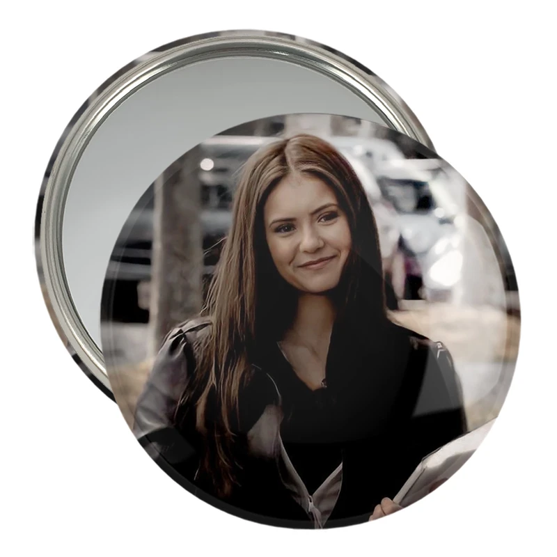 آینه جیبی خندالو مدل الینا گیلبرت خاطرات یک خون آشام The Vampire Diaries  کد 20254