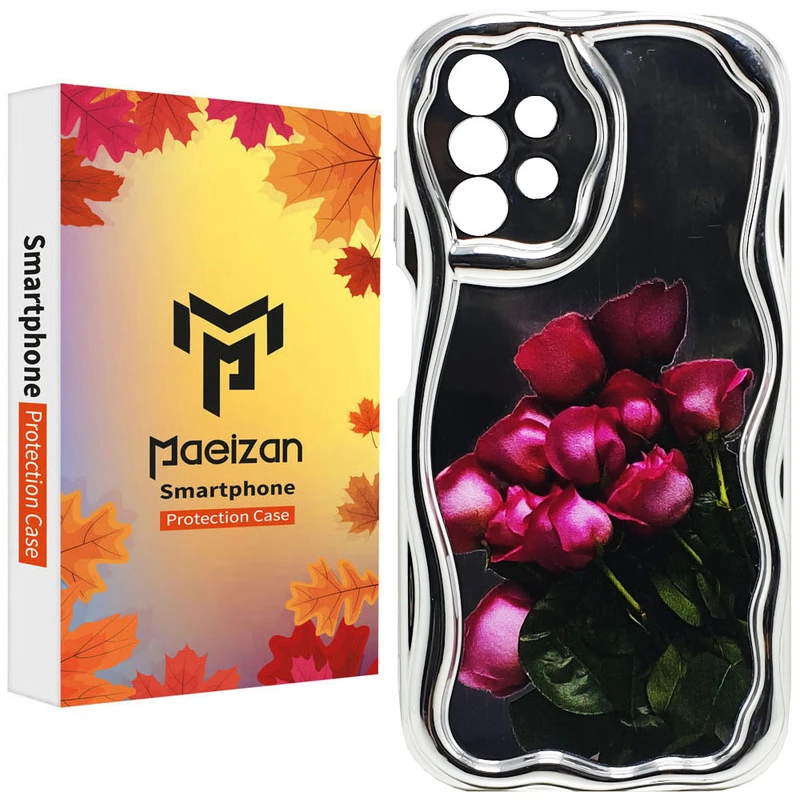 کاور پاییزان مدل Rose طرح گل رز مناسب برای گوشی موبایل سامسونگ Galaxy A13 / A23 / A32 5G