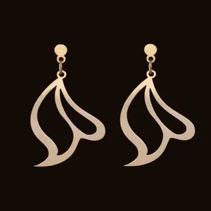 گوشواره طلا 18 عیار زنانه آمانژ کد D10043