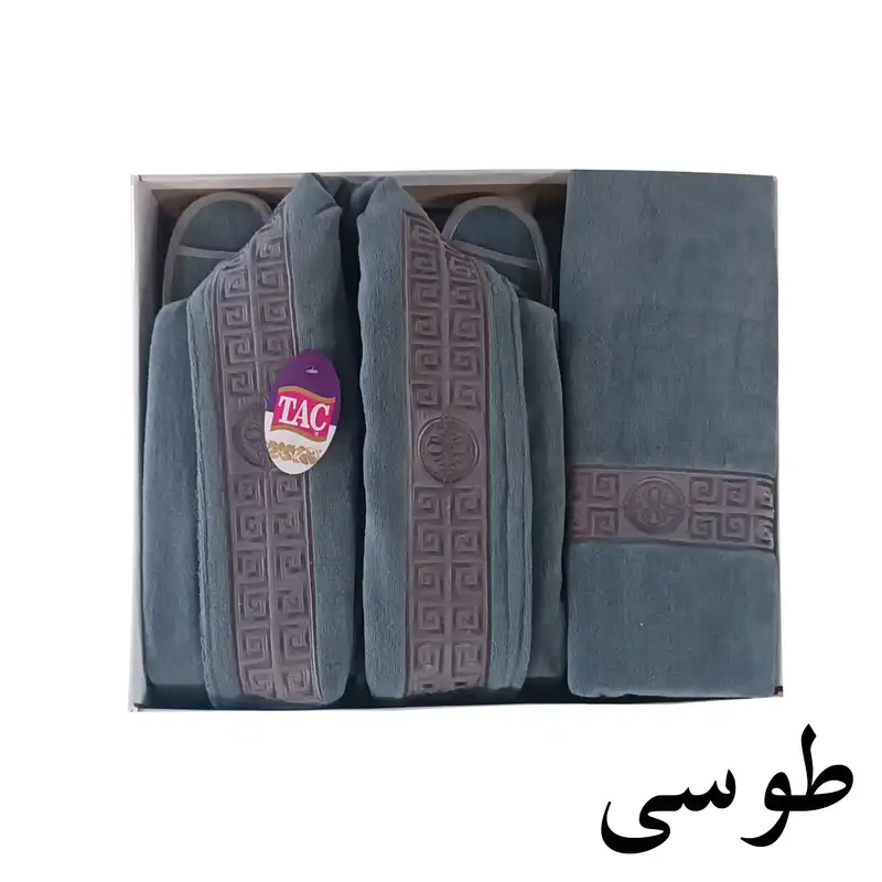 سرویس حوله پالتویی 4 تکه تاچ مدل هیرو