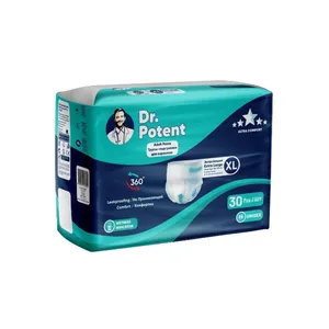 پوشک شورتی بزرگسال دکتر پوتنت مدل اولترا کامفورت سایز XL بسته 30 عددی