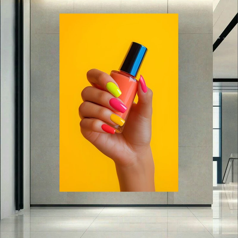 پوستر طرح ناخن مدل لاک کد AR303477