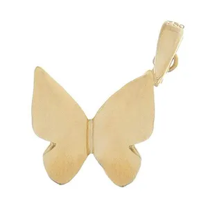 آویز گردنبند طلا 18 عیار زنانه قیراط طرح پروانه کد GH4358