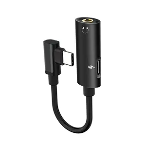 کابل تبدیل USB-C به USB-C/AUX مک دودو مدل CA-5460 طول 0.13 متر