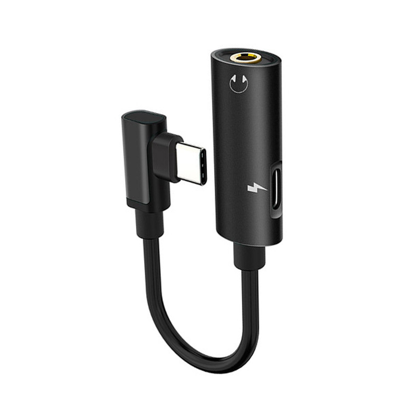 کابل تبدیل USB-C به USB-C/AUX مک دودو مدل CA-5460 طول 0.13 متر