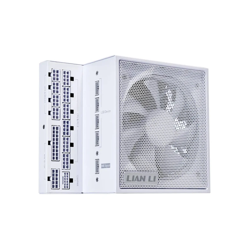 منبع تغذیه کامپیوتر 1000 وات وات لیان لی مدل EDGE GOLD 1000 UK White Full Modular
