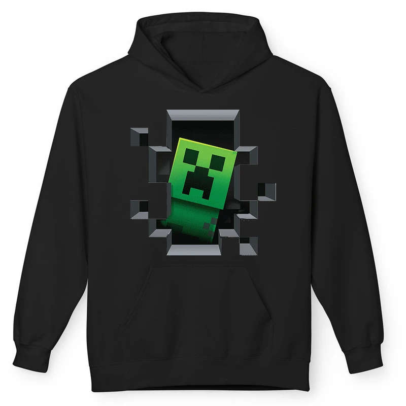 هودی مردانه پاد آفرین مدل گیم ماینکرافت Minecraft game کد 010