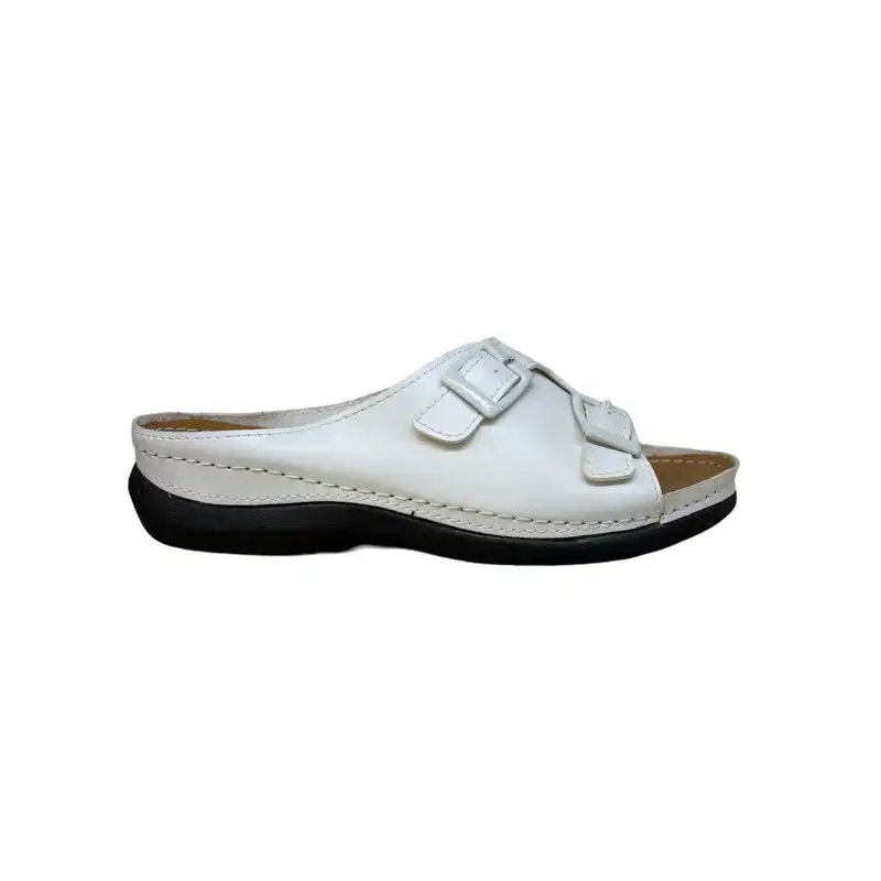 دمپایی زنانه مدل DZR 125 SGK2 بیاله رنگ سفید