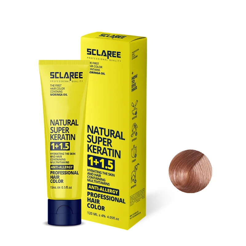 رنگ مو اسکلاره شماره 9.17 حجم 120 میلی لیتر رنگ شیر نسکافه‌ای