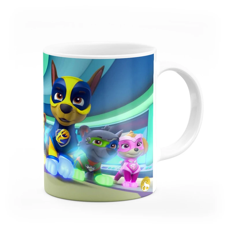 ماگ هومرو طرح انیمیشن سگ های نگهبان مدل MG4452