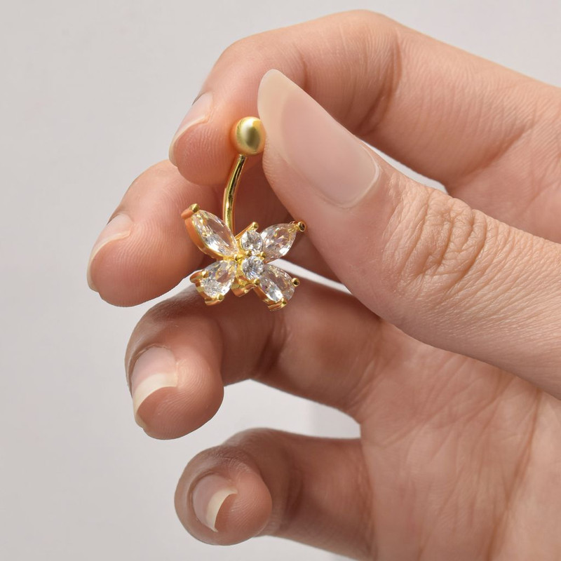 پیرسینگ ناف زنانه پایتخت مدل PS214_A2