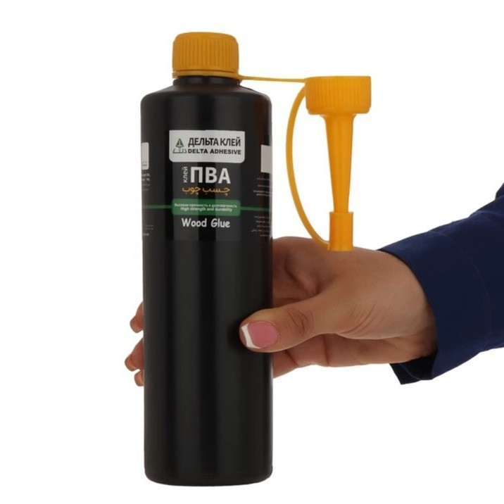 چسب چوب دلتا مدل سوپر پلاس حجم 500 میلی لیتر