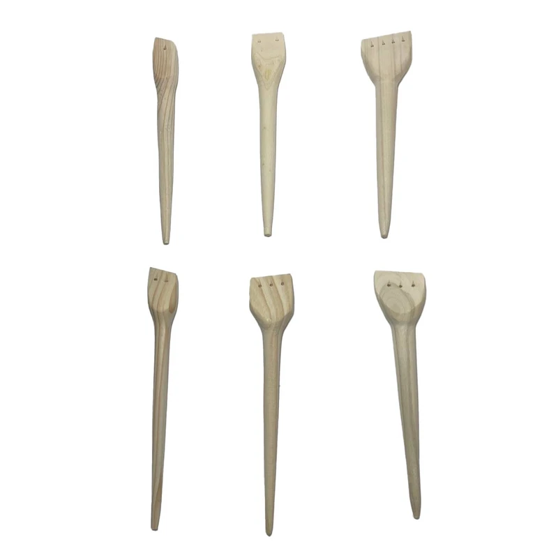 ابزار سفالگری مدل چوبي كد tr-728 بسته 6 عددی